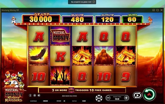 Демо-игра Mustang Money RR Демо-игра Mustang Money RR