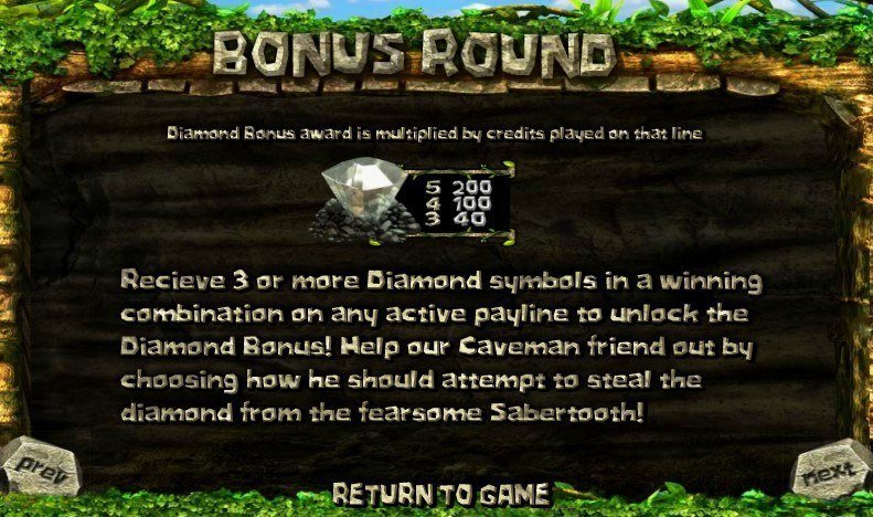 бонусный раунд 2 Million B.C. бонусный раунд 2 Million B.C.