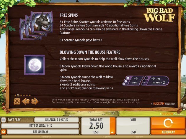 фриспины Big Bad Wolf фриспины Big Bad Wolf