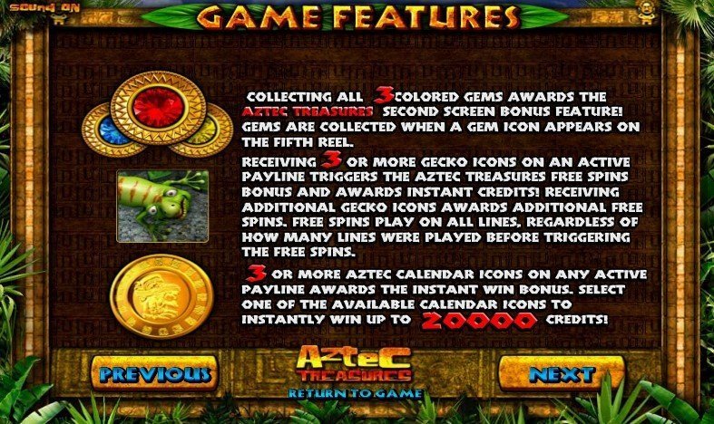 правила автомата Aztec Treasures 3D правила автомата Aztec Treasures 3D