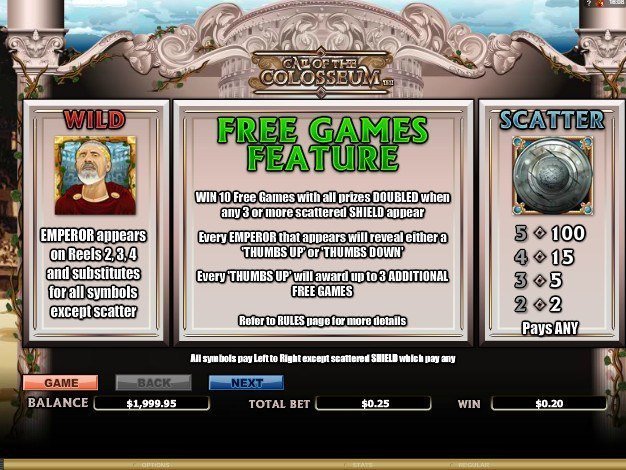 фриспины Call of the Colosseum фриспины Call of the Colosseum