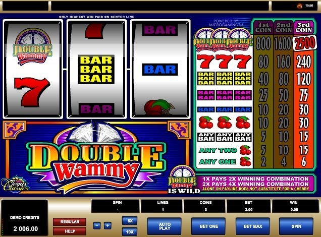 игровой аппарат Double Wammy игровой аппарат Double Wammy