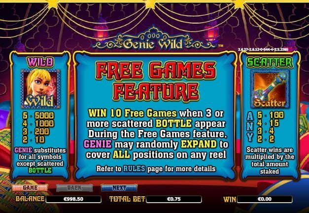 бесплатные игры Genie Wild бесплатные игры Genie Wild