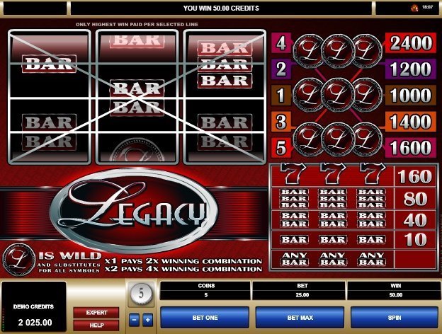 слот Legacy слот Legacy