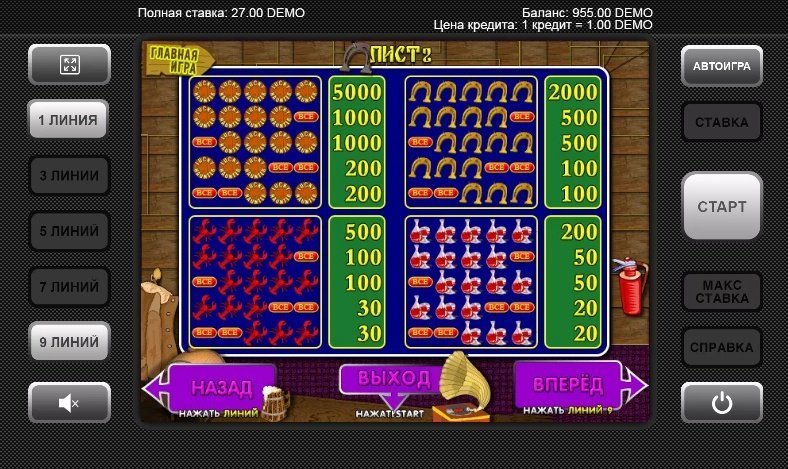 таблица выплат Lucky Haunter таблица выплат Lucky Haunter