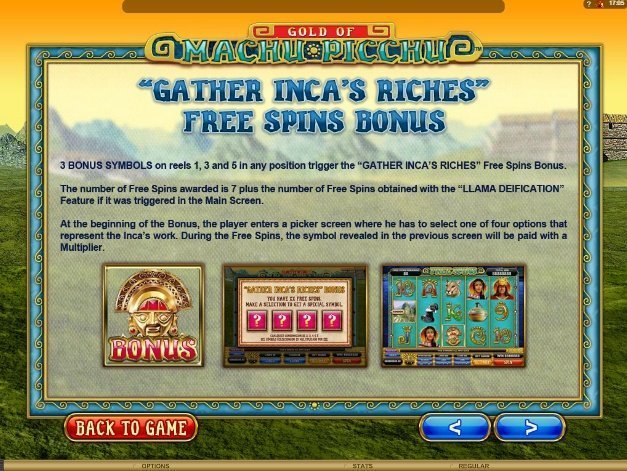 фриспины Machu Picchu фриспины Machu Picchu